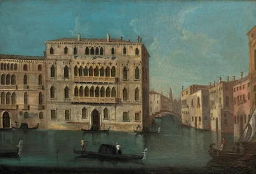 Canal Grande und Palazzo Foscari