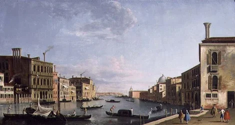 Venedig: Der Canal Grande vom Campo San Vio zum Bacino
