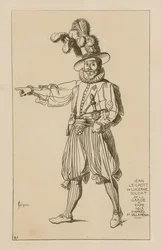 Jean le Grott von Luzern, Gardist des Papstes, 1613
