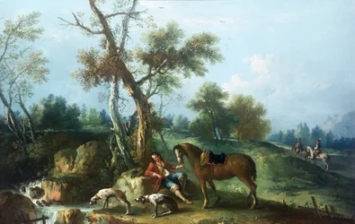 Die Rast des Jägers, 18. Jahrhundert