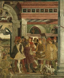 Allegorie des April: Jagdwettbewerbe, Borso d