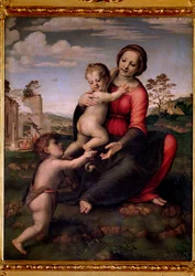 Jungfrau mit Kind und Johannes dem Täufer