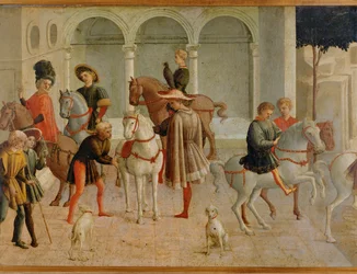 Kavaliere im Gerichtssaal von Gualtieri di Saluzzo