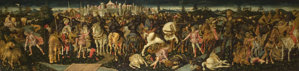 Die Geschichte von David und Goliath, um 1450