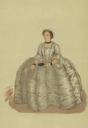 Frauenkostüm der Herrschaft von Georg II.