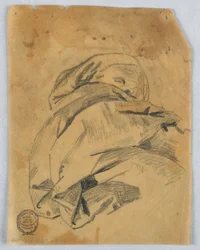 Studie von Draperien