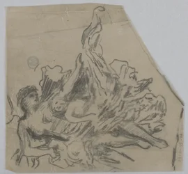 Skizze von Figuren für eine Decke