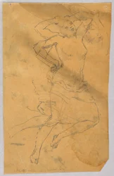 Skizze einer weiblichen Figur