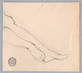 Studie für "Diana und ihre Begleiterinnen unter den Sternbildern"