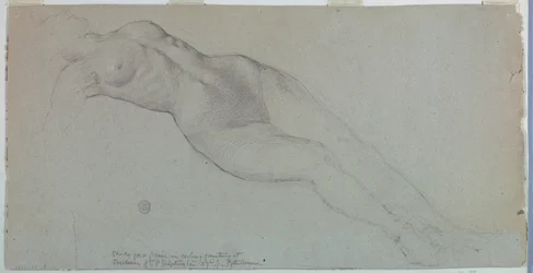 Studie für "Diana und ihre Begleiterinnen unter den Sternbildern"