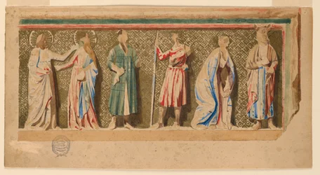 Studie des "Altarbildes von Saint-Germer-de-Fly," Paris, Frankreich
