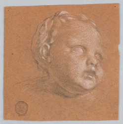 Studie eines Kinderkopfes