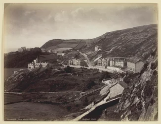 Barmouth, von oberhalb Bellevue, 1860-94