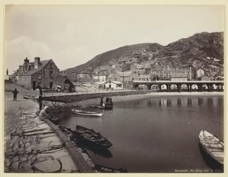 Barmouth, der Kai und Ty Gwyn, 1860-94