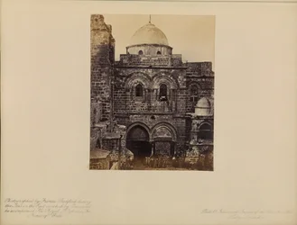 Jerusalem - Fassade der Grabeskirche