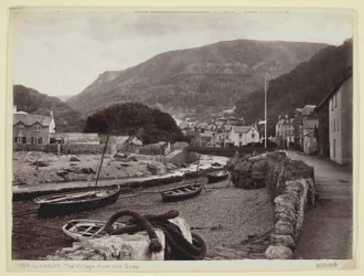 Lynmouth, das Dorf vom Kai aus