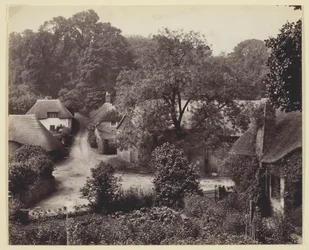 Ohne Titel [Reetgedeckte Hütten], 186094