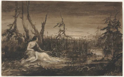 Figuren in einer Landschaft