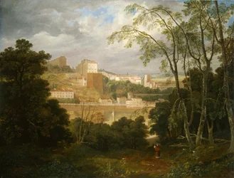 Blick auf Clifton von Leigh Woods, ca. 1818-20