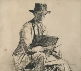 Porträt von Henry Rushbury (1889-1968) 1914