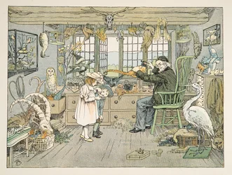 Der Vogelstopfer, aus Vierundzwanzig Arbeiter, veröffentlicht 1900