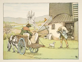 Der Müller, aus Vierundzwanzig Arbeiter, veröffentlicht 1900