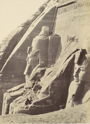 Abu Simbel, Nubien, 1857