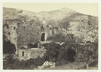 Banias, das antike Caesaria, Philippi, 1857