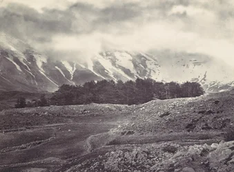 Fernsicht auf die Zedern des Libanon, ca. 1857