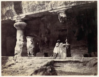 Elephanta von der Water Cave aus, Coombe Martin Bay, Watermouth