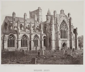 Melrose Abbey, ca. 1857