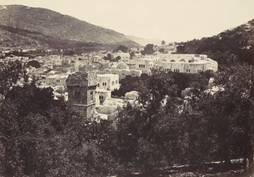 Nablus, das antike Sichem, 1857