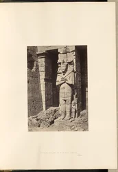 Osiride-Säulen in Medinet Habou, Theben
