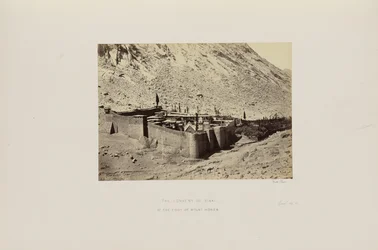 Das Kloster von Sinai am Fuße des Berges Horeb