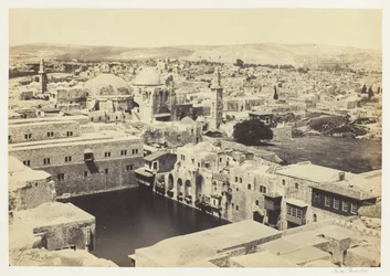 Der Teich von Hiskia, vom Turm von Hippikus, Jerusalem