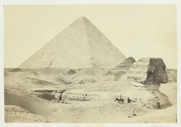 Die Sphinx und die Große Pyramide, Gizeh