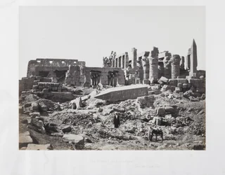 Der Tempel von El-Karnak, von Südosten