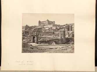 Toledo von Westen, mit dem Alcazar