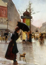 Pariser Straßenszene, 1890