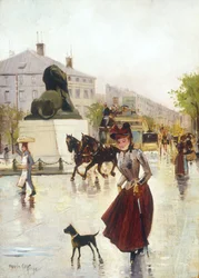 Pariser Straßenszene, 1890