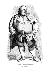 Captain Francis Grose von ihm selbst, 18. Jahrhundert