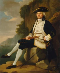 Kapitän Sir Edward Vernon (1723-1794), Mitte des 18. Jahrhunderts