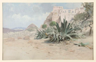 Der Zugang zur Akropolis