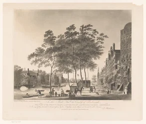 Ansicht der Prinsengracht und Westerkerk in Amsterdam
