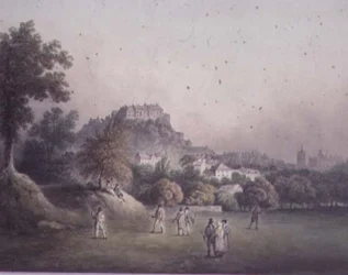 Edinburgh von den Bruntsfield Golf Links, spätes 18. oder frühes 19. Jahrhundert