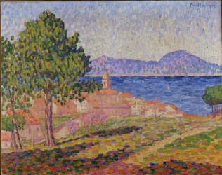 Blick auf Saint-Tropez von der Zita delle