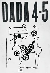 Titelblatt der Zeitschrift Dada 4-5, entworfen von Francis Picabia, Zürich