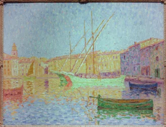 Der Hafen von Saint-Tropez, Sonneneffekt