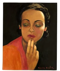 Ohne Titel (Gesicht einer Frau)