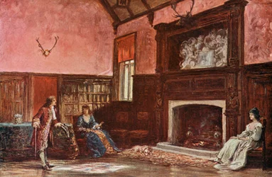 Die Halle im Stoke Poges Manor